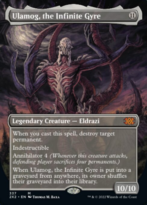 BORDERLESS Ulamog, the Infinite Gyre 337# - Mythic Double Masters 2022