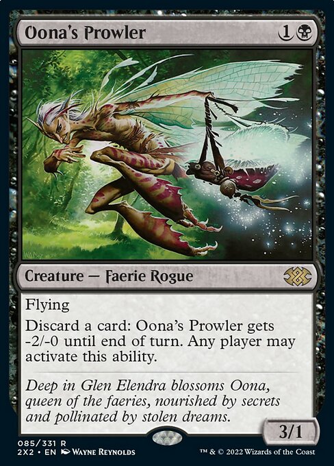 Oona's Prowler 85 /331 - Rare Double Masters 2022