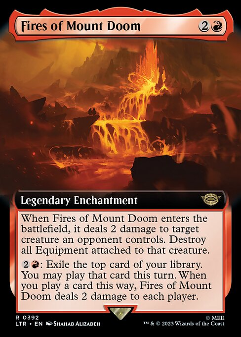 EXTENDED Fires of Mount Doom #392  - Rare Lord of the Rings: Tales of Middle-Earth