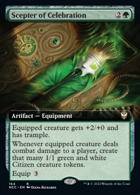 EXTENDED Scepter of Celebration #164 -  New Capenna Commander