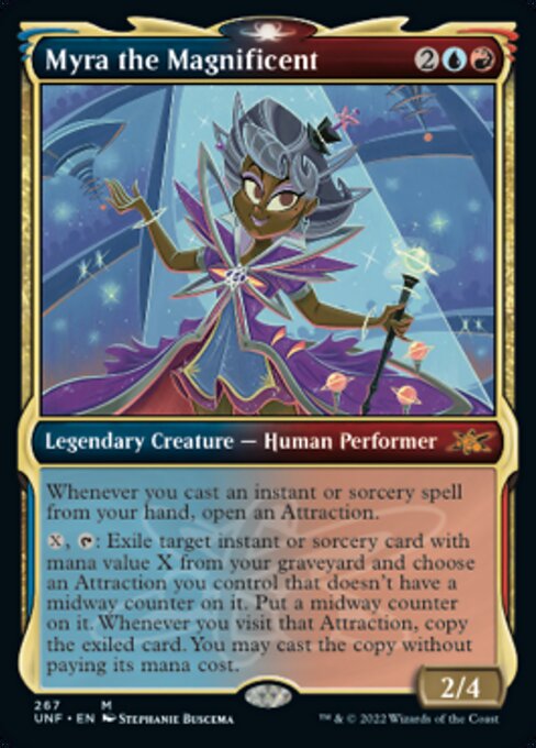 FOIL SHOWCASE Myra the Magnificent #267 - Mythic Unfinity