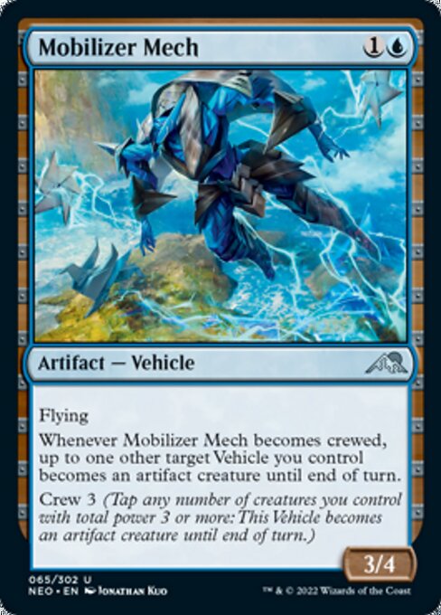 Mobilizer Mech 65/302 -  Kamigawa Neon Dynasty UNCLE