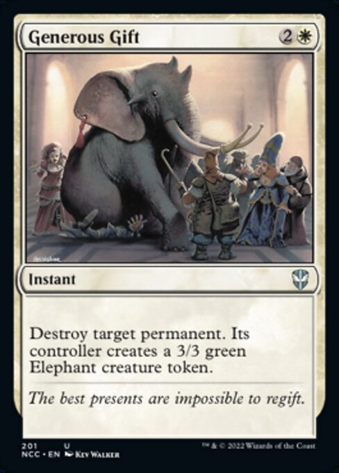 Generous Gift #201 -  New Capenna Commander