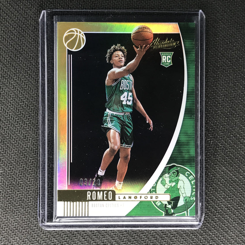 2019-20 Absolute ROMEO LANGFORD Rookie Gold 3/10-Cherry Collectables