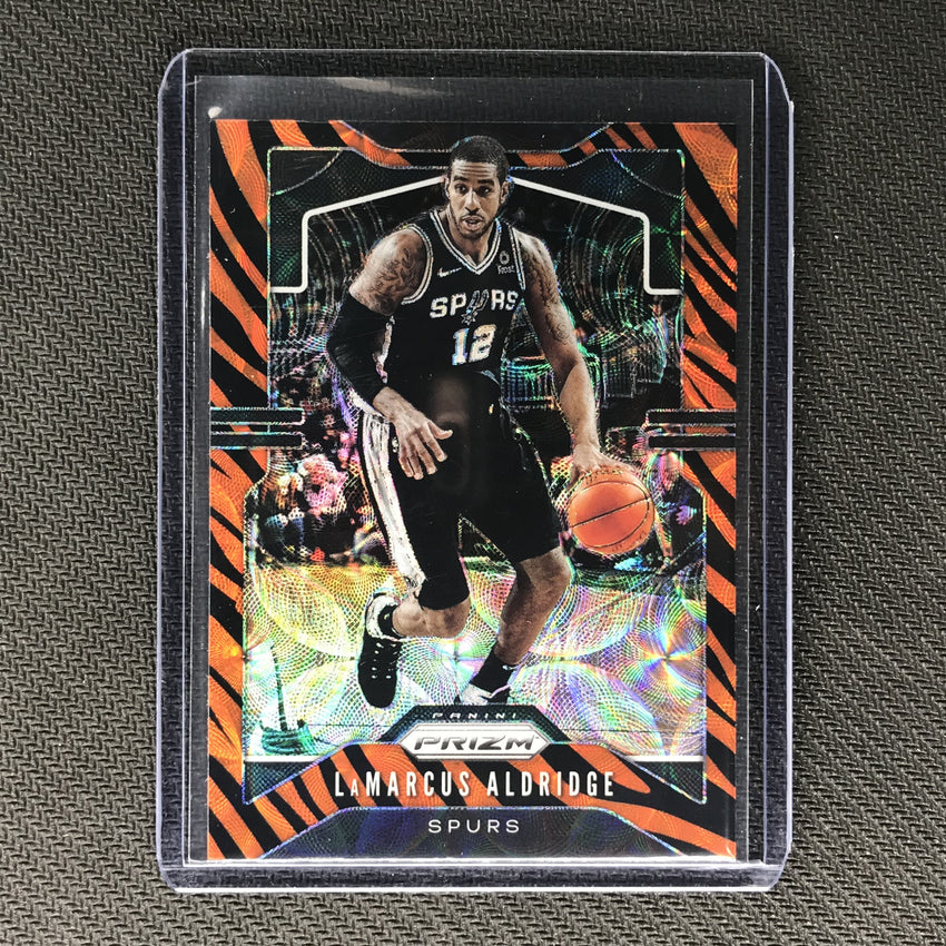 2019-20 Prizm Choice LAMARCUS ALDRIDGE Tiger Prizm SSP #133-Cherry Collectables