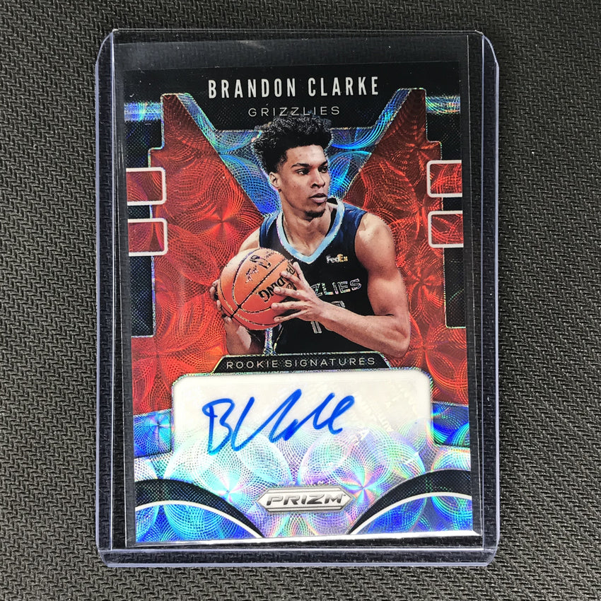 2019-20 Prizm Choice BRANDON CLARKE Rookie Signatures Auto Red #BCL-Cherry Collectables