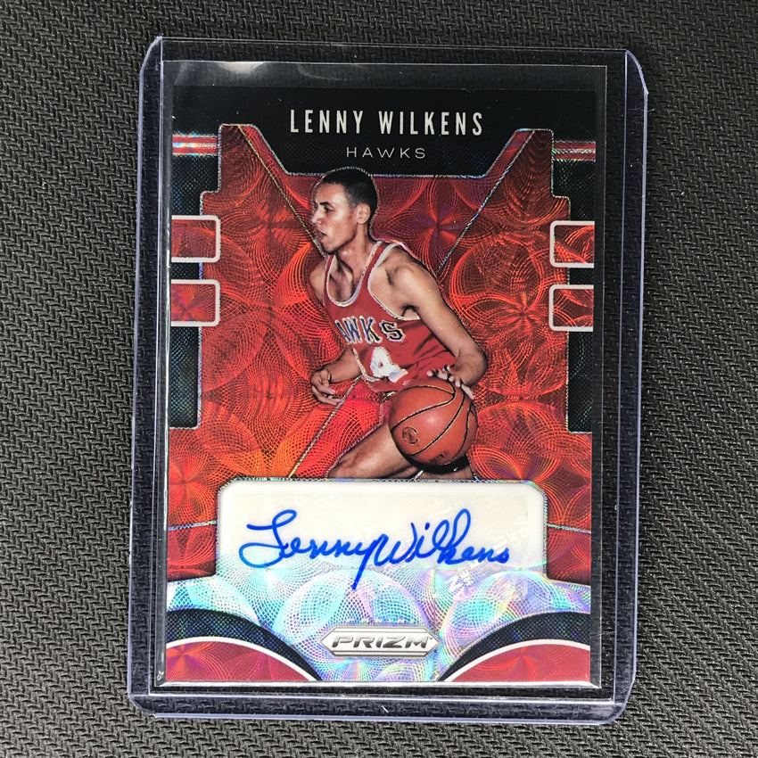 2019-20 Prizm Choice LENNY WILKENS Rookie Signatures Auto Red #LWK-Cherry Collectables