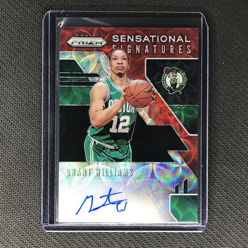 2019-20 Prizm Choice GRANT WILLIAMS Sensational Signatures Rookie Auto Red #GWL-Cherry Collectables