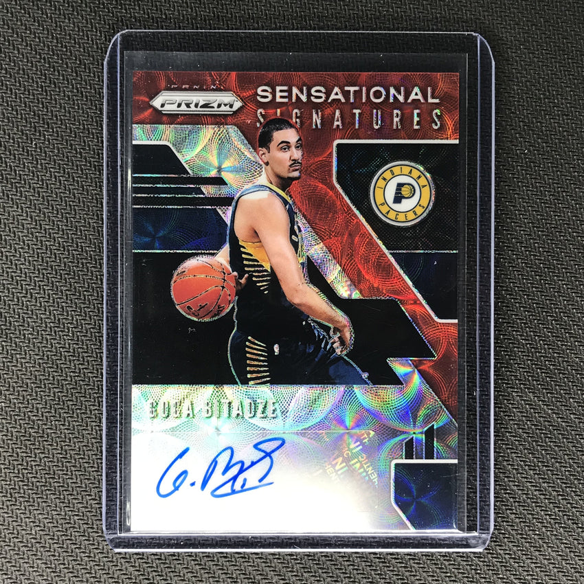 2019-20 Prizm Choice GOGA BITADZE Sensational Signatures Rookie Auto Red #GGB-Cherry Collectables