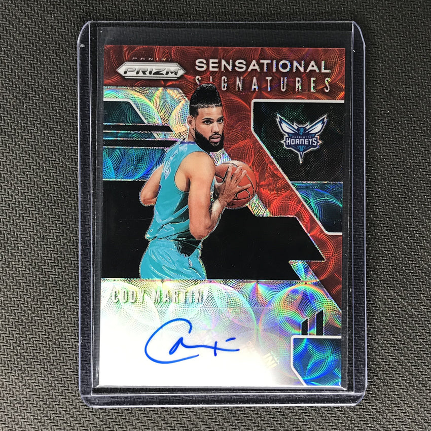 2019-20 Prizm Choice CODY MARTIN Sensational Signatures Rookie Auto Red #CMT-Cherry Collectables