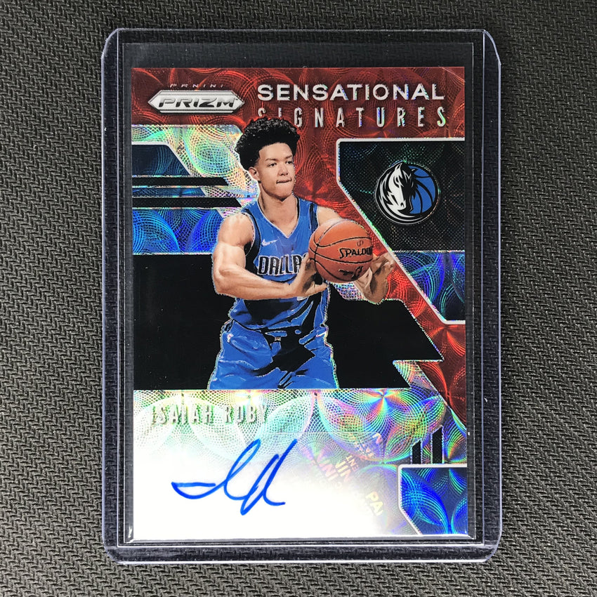 2019-20 Prizm Choice ISAIAH ROBY Sensational Signatures Rookie Auto Red #IRB-Cherry Collectables