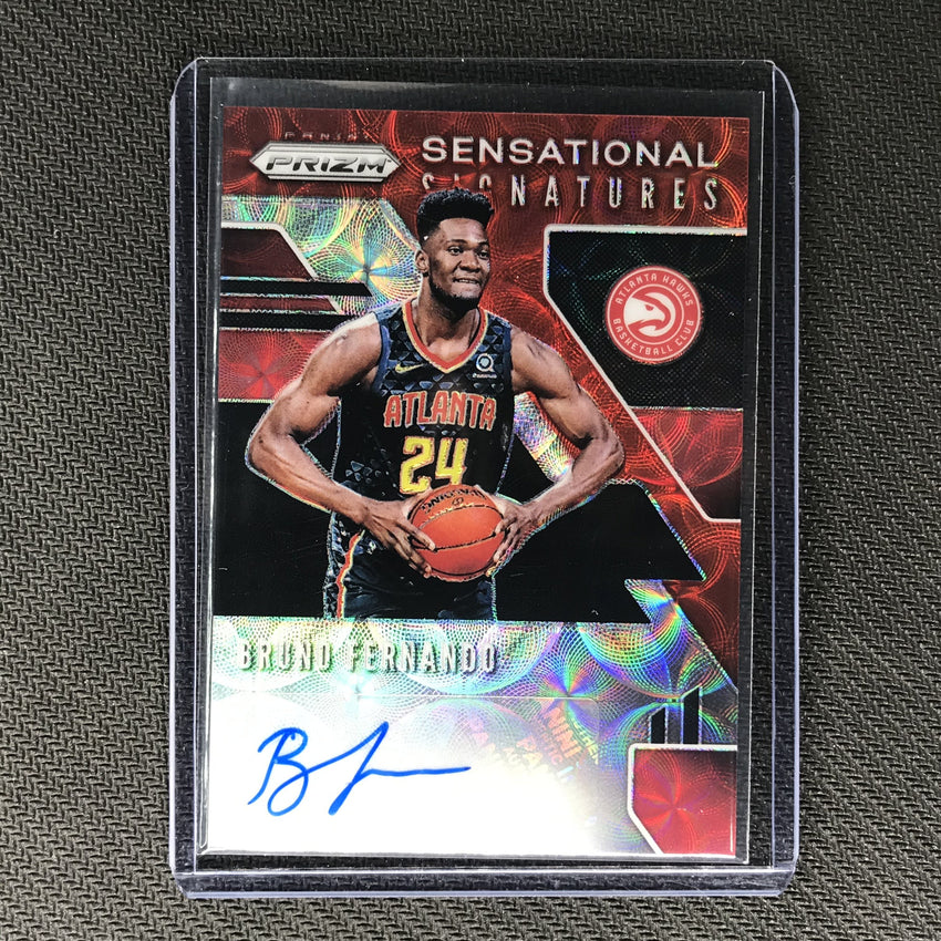2019-20 Prizm Choice BRUNO FERNANDO Sensational Signatures Auto Red #BFD-Cherry Collectables