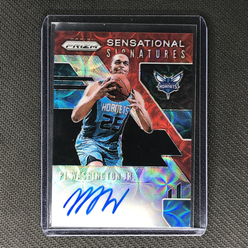 2019-20 Prizm Choice PJ WASHINGTON Sensational Signatures Auto Red #PJW-Cherry Collectables
