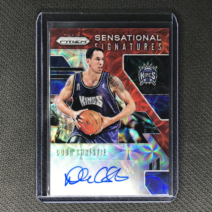 2019-20 Prizm Choice DOUG CHRISTIE Sensational Signatures Auto Red #DCS-Cherry Collectables