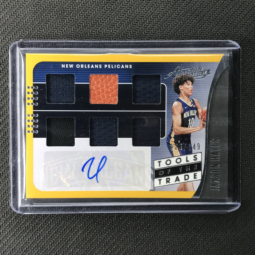 2019-20 Absolute JAXSON HAYES Tools Of The Trade Rookie Jersey Auto 26/149-Cherry Collectables