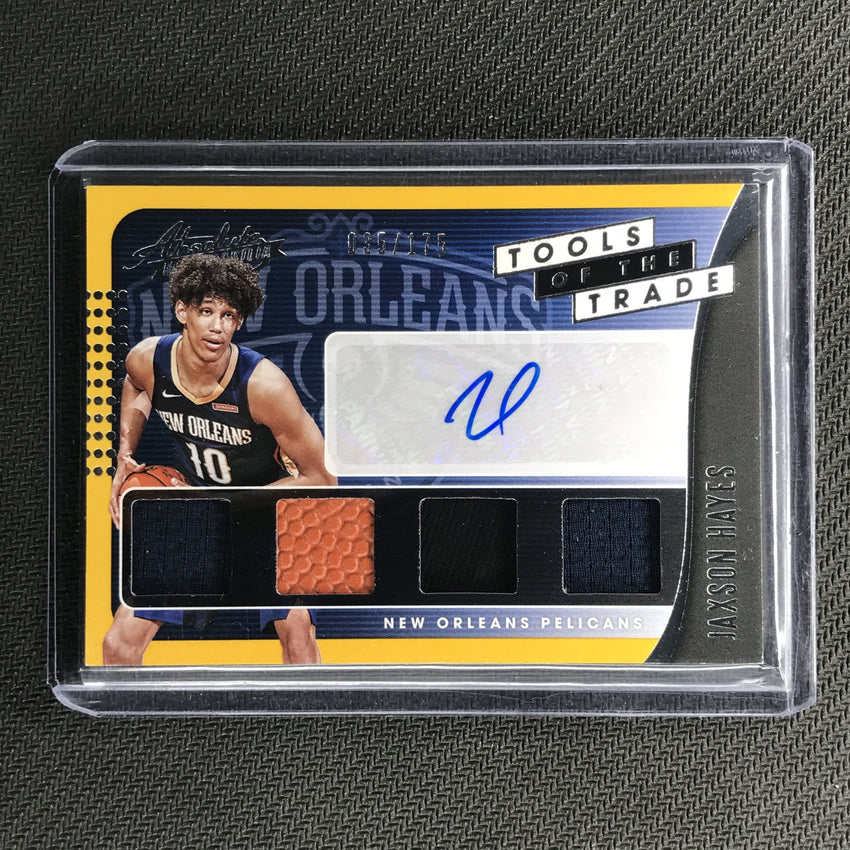 2019-20 Absolute JAXSON HAYES Tools Of The Trade Rookie Jersey Auto 35/175-Cherry Collectables