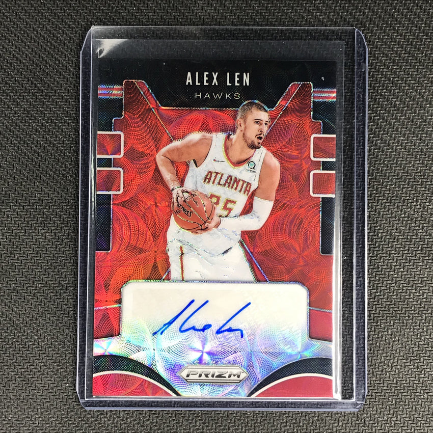2019-20 Prizm Choice ALEX LEN Signatures Red #ALN-Cherry Collectables