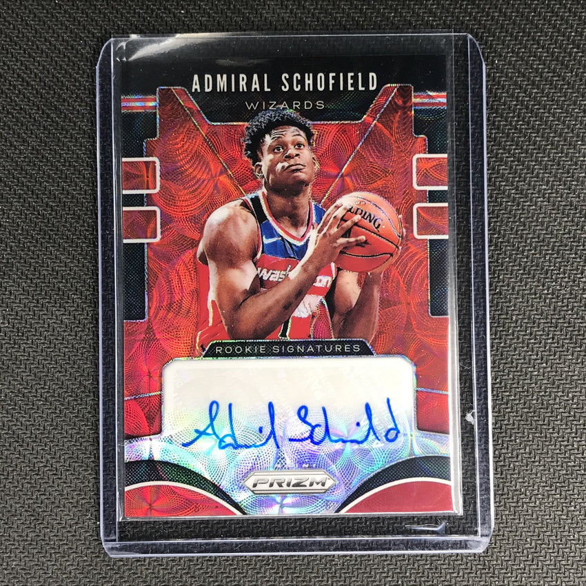 2019-20 Prizm Choice ADMIRAL SCHOFIELD Rookie Signatures Red #ASF-Cherry Collectables