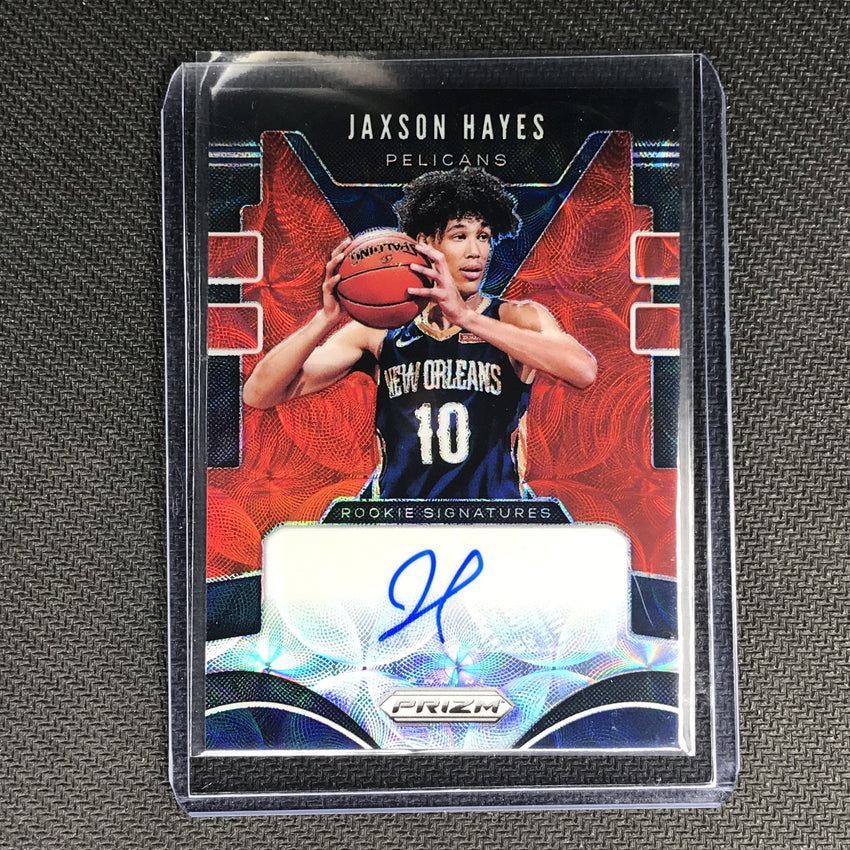 2019-20 Prizm Choice JAXSON HAYES Rookie Signatures Red #JXH #2-Cherry Collectables