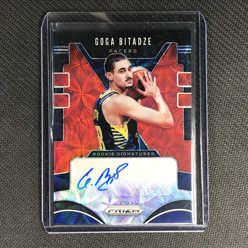 2019-20 Prizm Choice GOGA BITADZE Rookie Signatures Red #GGB-Cherry Collectables