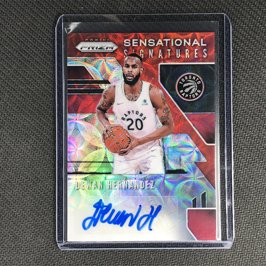 2019-20 Prizm Choice DEWAYNE HERNANDEZ Sensational Signatures Red #DHZ-Cherry Collectables
