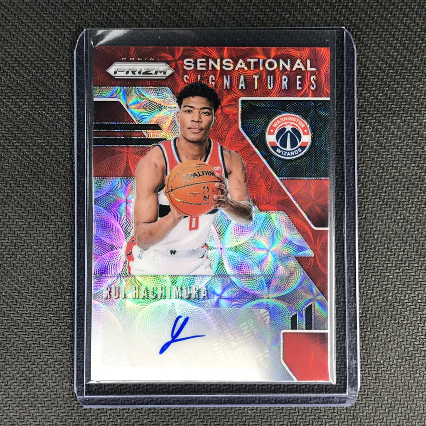 2019-20 Prizm Choice RUI HACHIMURA Sensational Signatures Red #2-Cherry Collectables