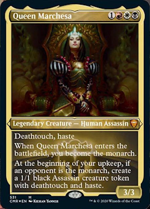 ETCHED FOIL Queen Marchesa 531 - Commander Legends-Cherry Collectables