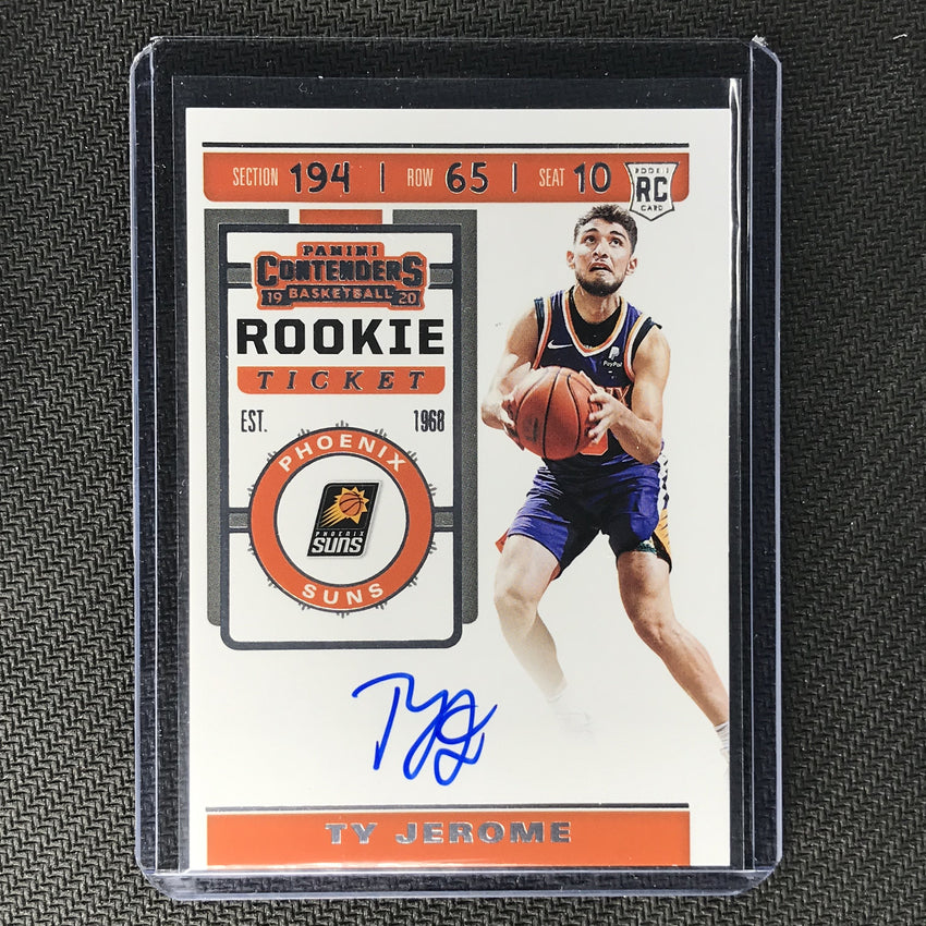 2019-20 Contenders TY JEROME Ticket Rookie Auto #119-Cherry Collectables