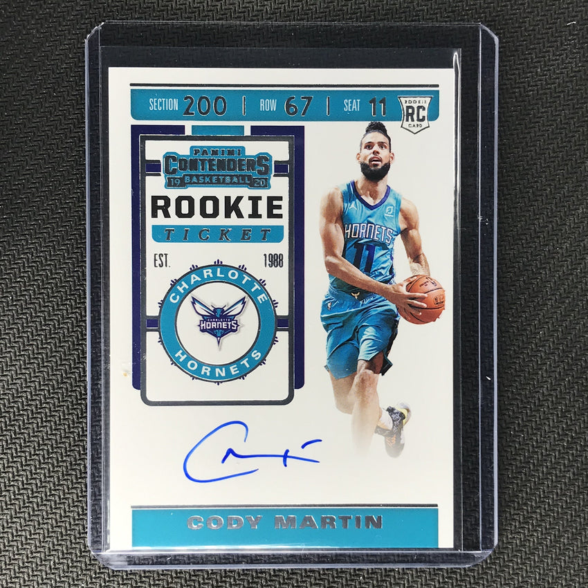 2019-20 Contenders CODY MARTIN Ticket Rookie Auto #113-Cherry Collectables