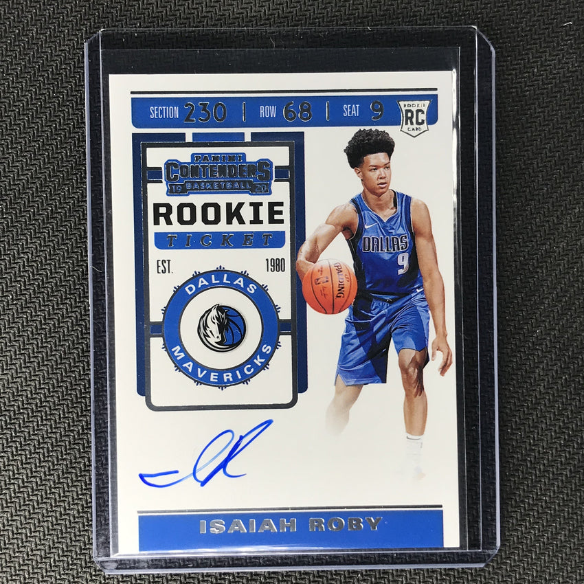 2019-20 Contenders ISAIAH ROBY Ticket Rookie Auto #133 A-Cherry Collectables