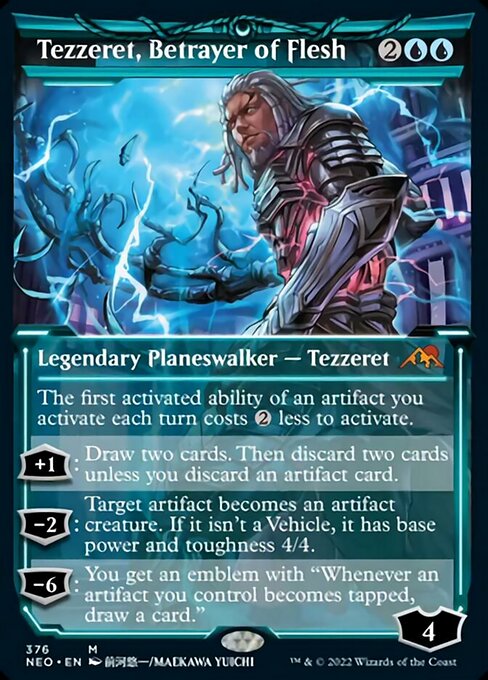 SHOWCASETezzeret, Betrayer of Flesh 376 -  Kamigawa Neon Dynasty