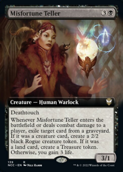 EXTENDED Misfortune Teller #139 -  New Capenna Commander