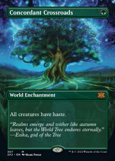 BORDERLESS Concordant Crossroads 367# - Mythic Double Masters 2022