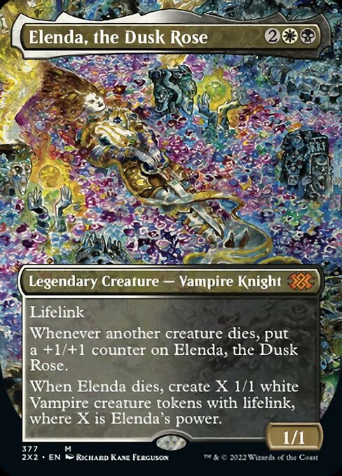 BORDERLESS Elenda, the Dusk Rose 377# - Mythic Double Masters 2022