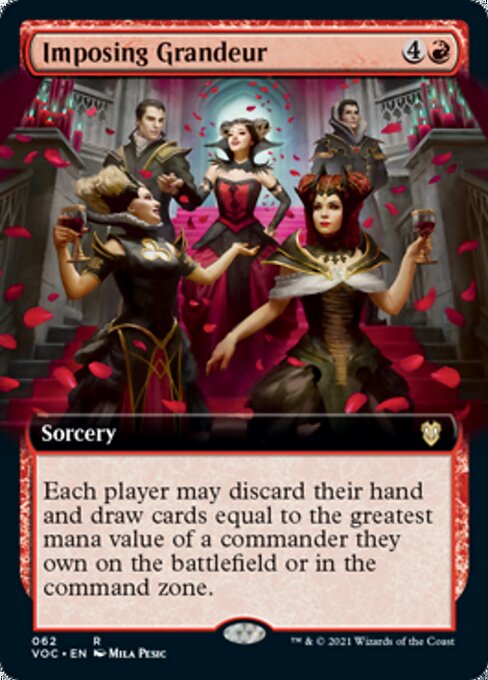 Extended Imposing Grandeur - No 62 Commander Crimson Vow