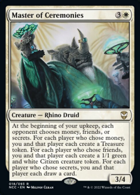 Master of Ceremonies 18/93 -  New Capenna Commander