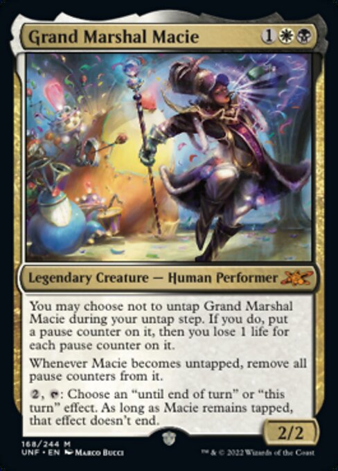 Grand Marshal Macie 168/244  - Mythic Unfinity