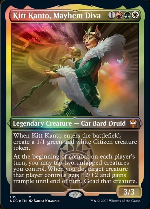 Kitt Kanto, Mayhem Diva #189 -  New Capenna Commander