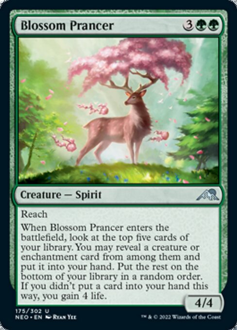 Blossom Prancer 175/302 -  Kamigawa Neon Dynasty UNCLE