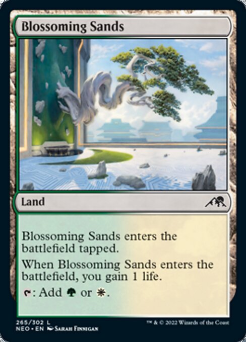Blossoming Sands 265/302 -  Kamigawa Neon Dynasty CONNN