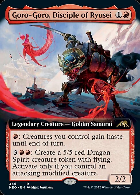 EXTENDEDGoro-Goro, Disciple of Ryusei 466 -  Kamigawa Neon Dynasty
