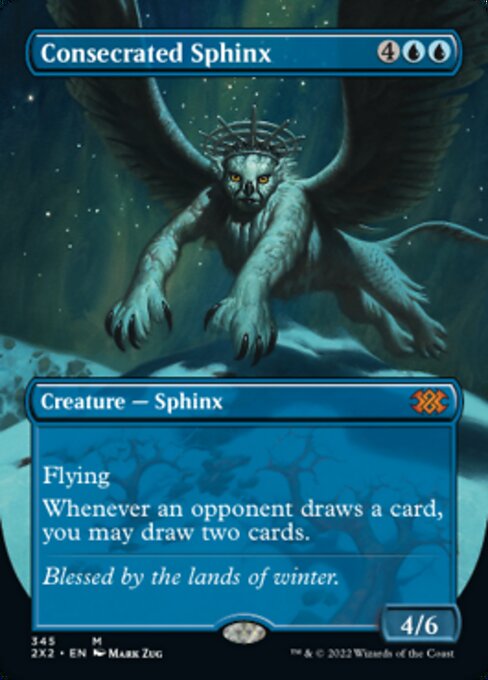 BORDERLESS Consecrated Sphinx 345# - Mythic Double Masters 2022