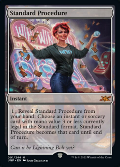 Standard Procedure 1/244  - Mythic Unfinity