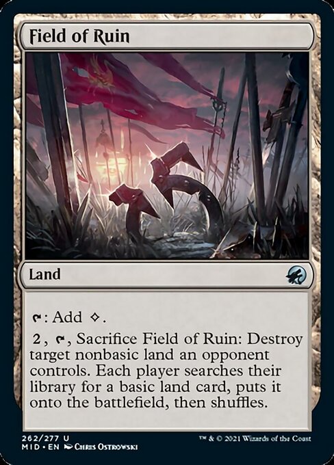 262Field of Ruin 262/277 Uncommon - Midnight Hunt