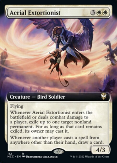 EXTENDED Aerial Extortionist #112 -  New Capenna Commander