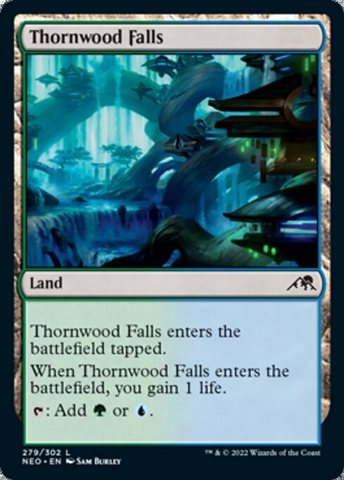 Thornwood Falls 279/302 -  Kamigawa Neon Dynasty CONNN
