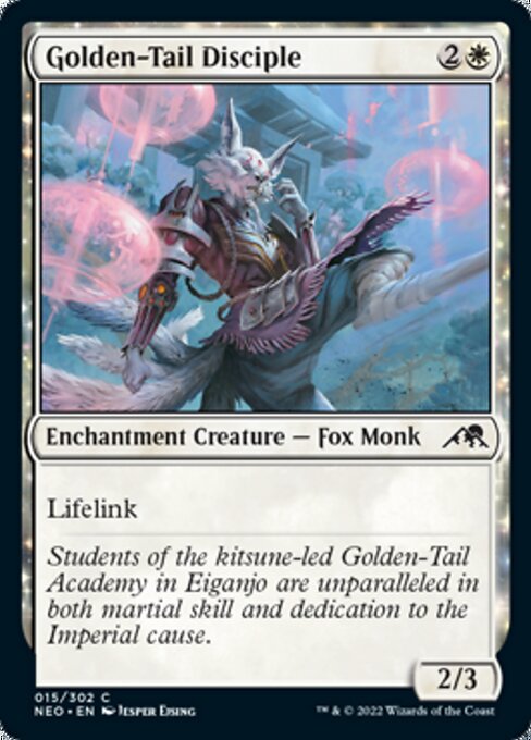Golden-Tail Disciple 15/302 -  Kamigawa Neon Dynasty CONNN