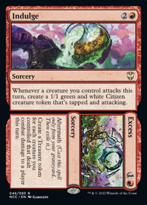 Indulge // Excess 46/93 -  New Capenna Commander