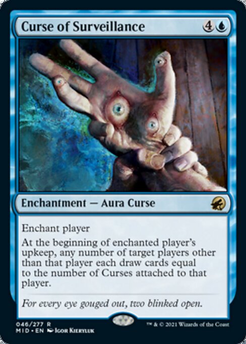 46Curse of Surveillance 46/277 Rare - Midnight Hunt