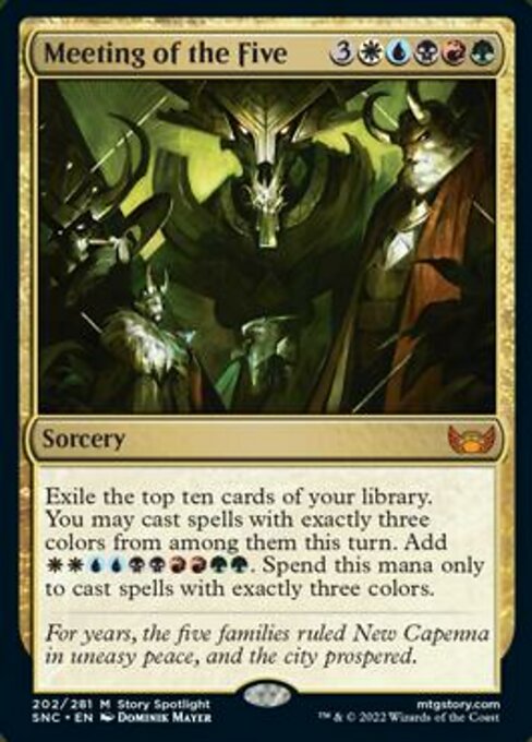 Meeting of the Five 202/281 - Mythic Streets of New Capenna